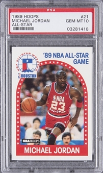 1989/90 Hoops #2 1Michael Jordan All Star - PSA GEM MT 10